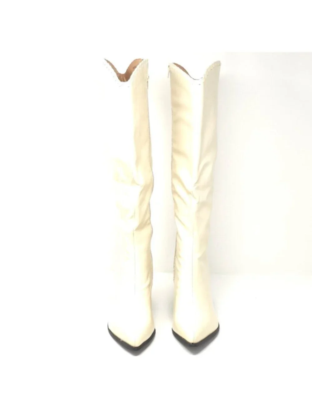 New Journee Collection Daria Bone Knee High Boots Comfort Foam Women’s 9M